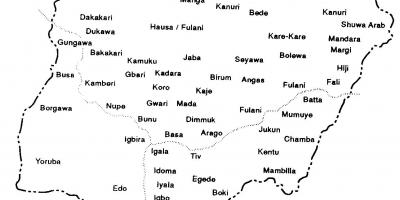 Piirrä nigeria kartta