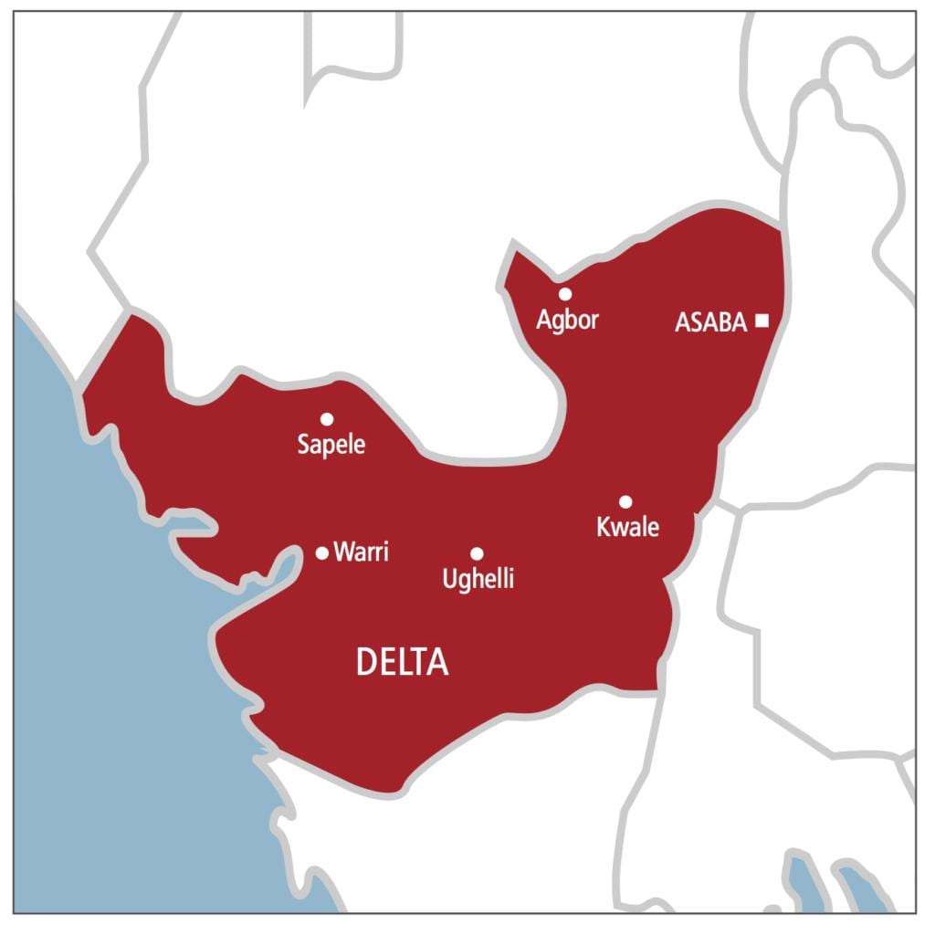 delta nigerian kartta