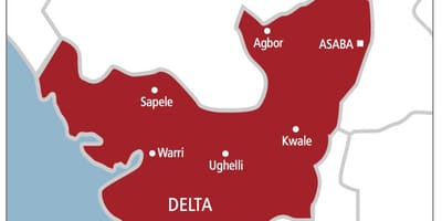 Delta nigerian kartta