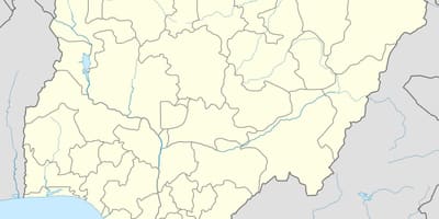 Kartta aavikoitumisen nigeriassa