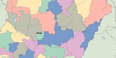 Kartta vektori-nigeria