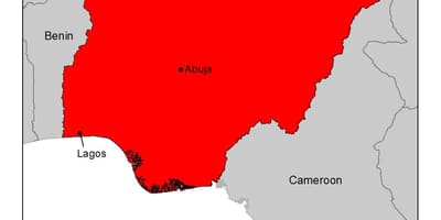 Kartta nigeria malaria