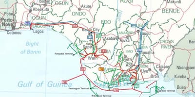 Kartta nigeria putki 